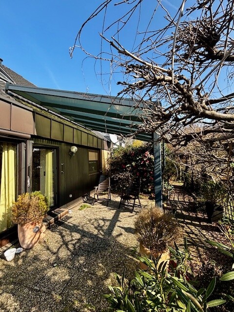Terrasse mit Überdachung