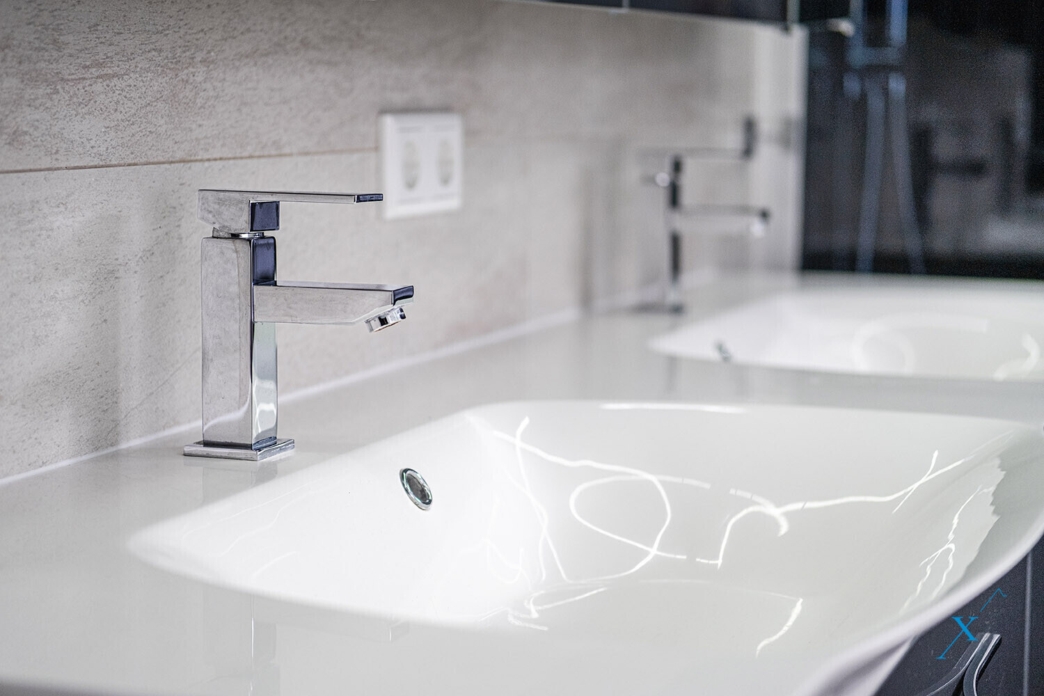 Modernes Badambiente