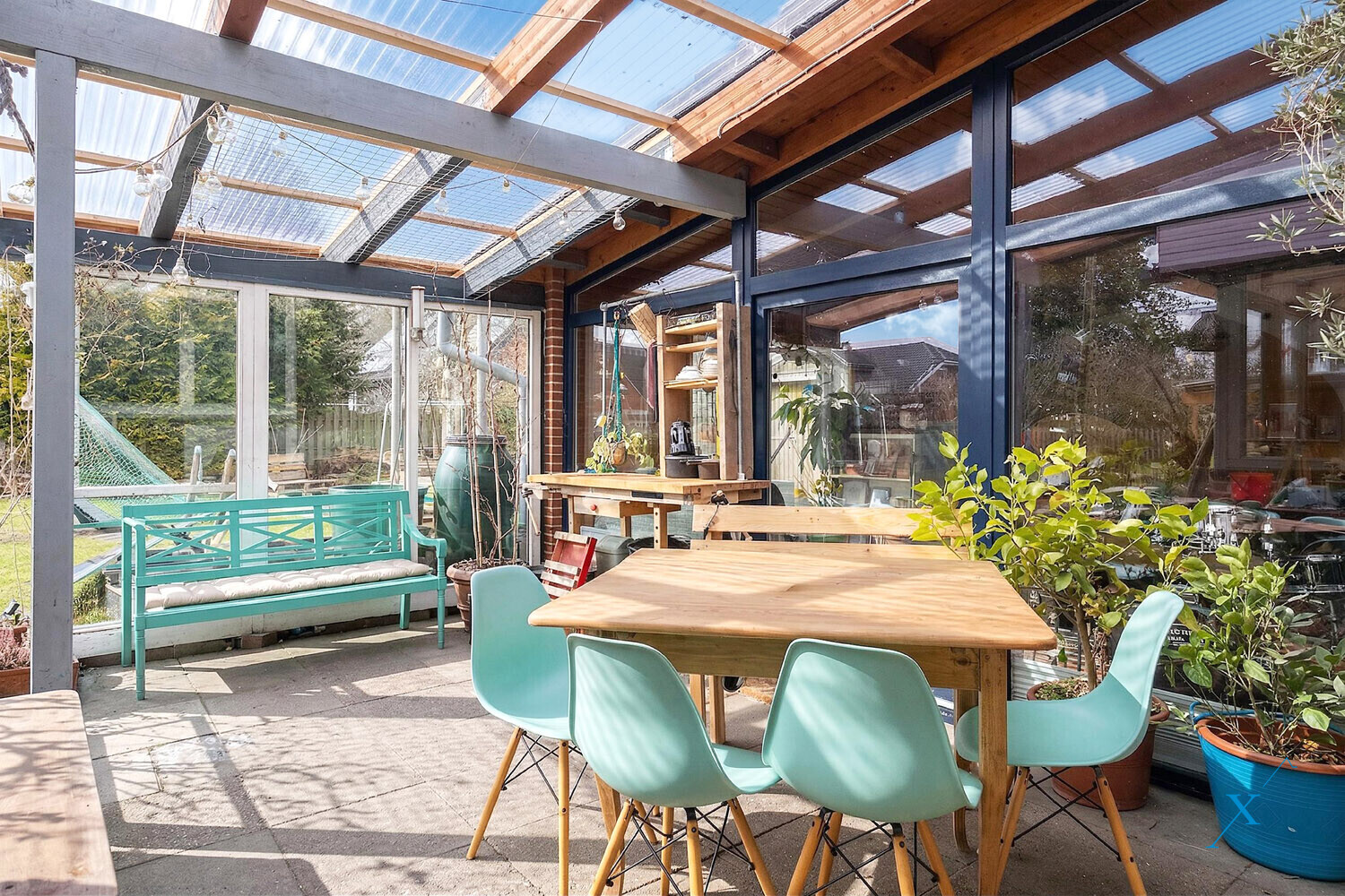 überdachte Terrasse