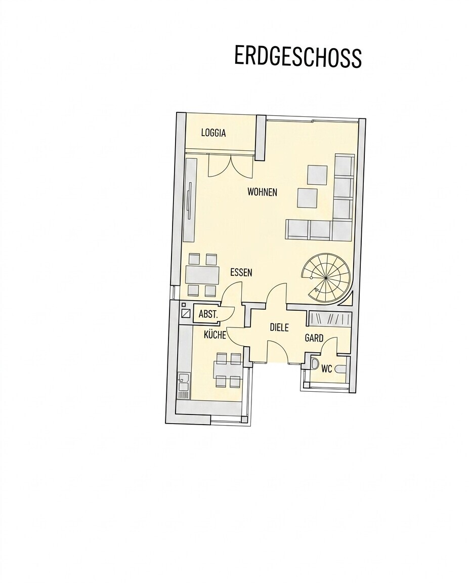 Grundriss Erdgeschoss