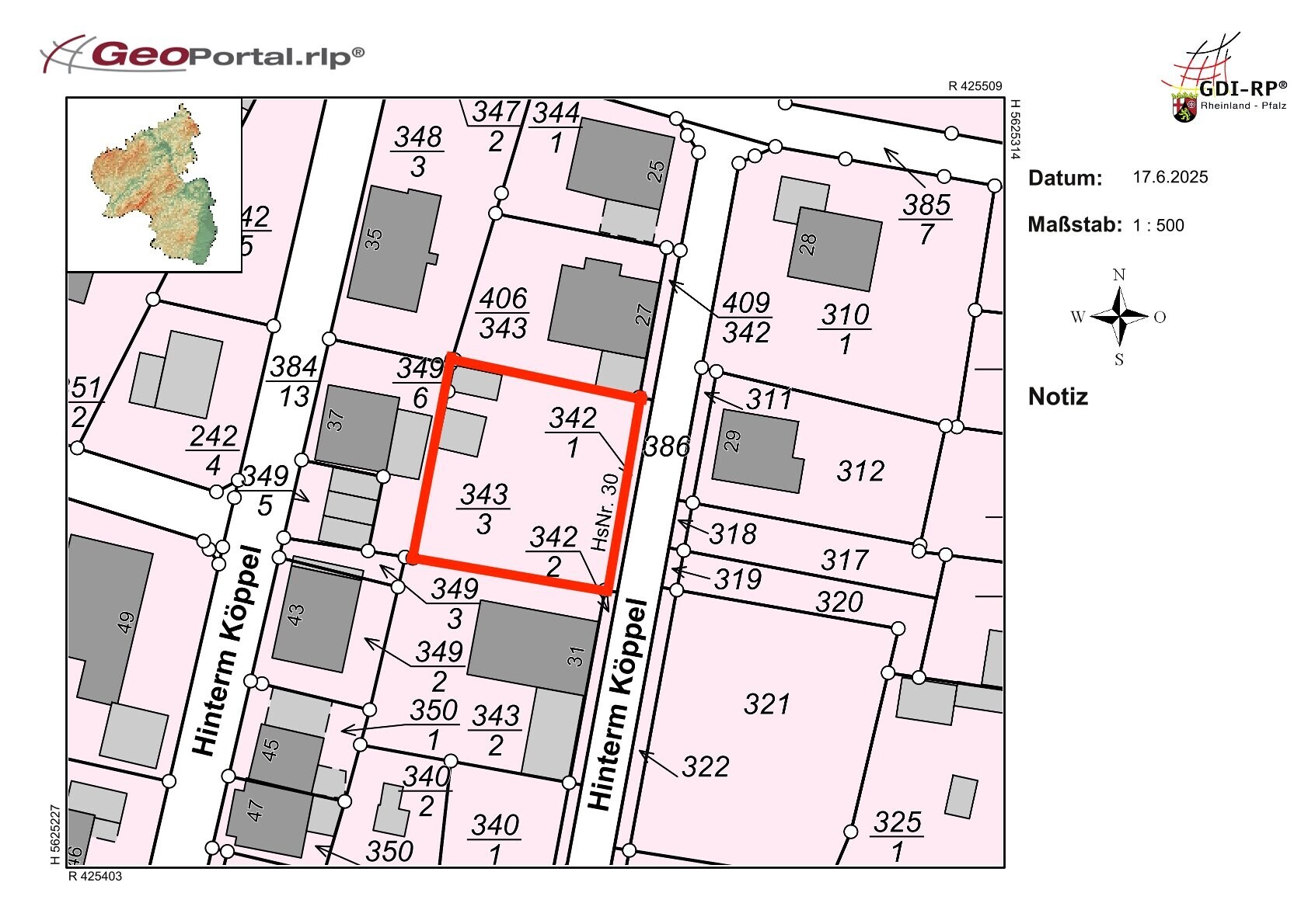 Lageplan