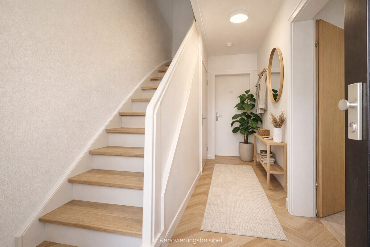 Mögliches Einrichtungsbeispiel visualisiert