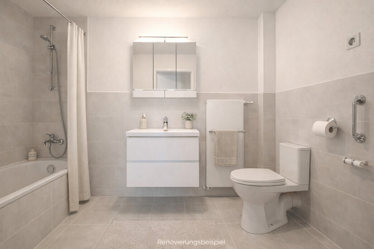 Mögliches Einrichtungsbeispiel visualisiert