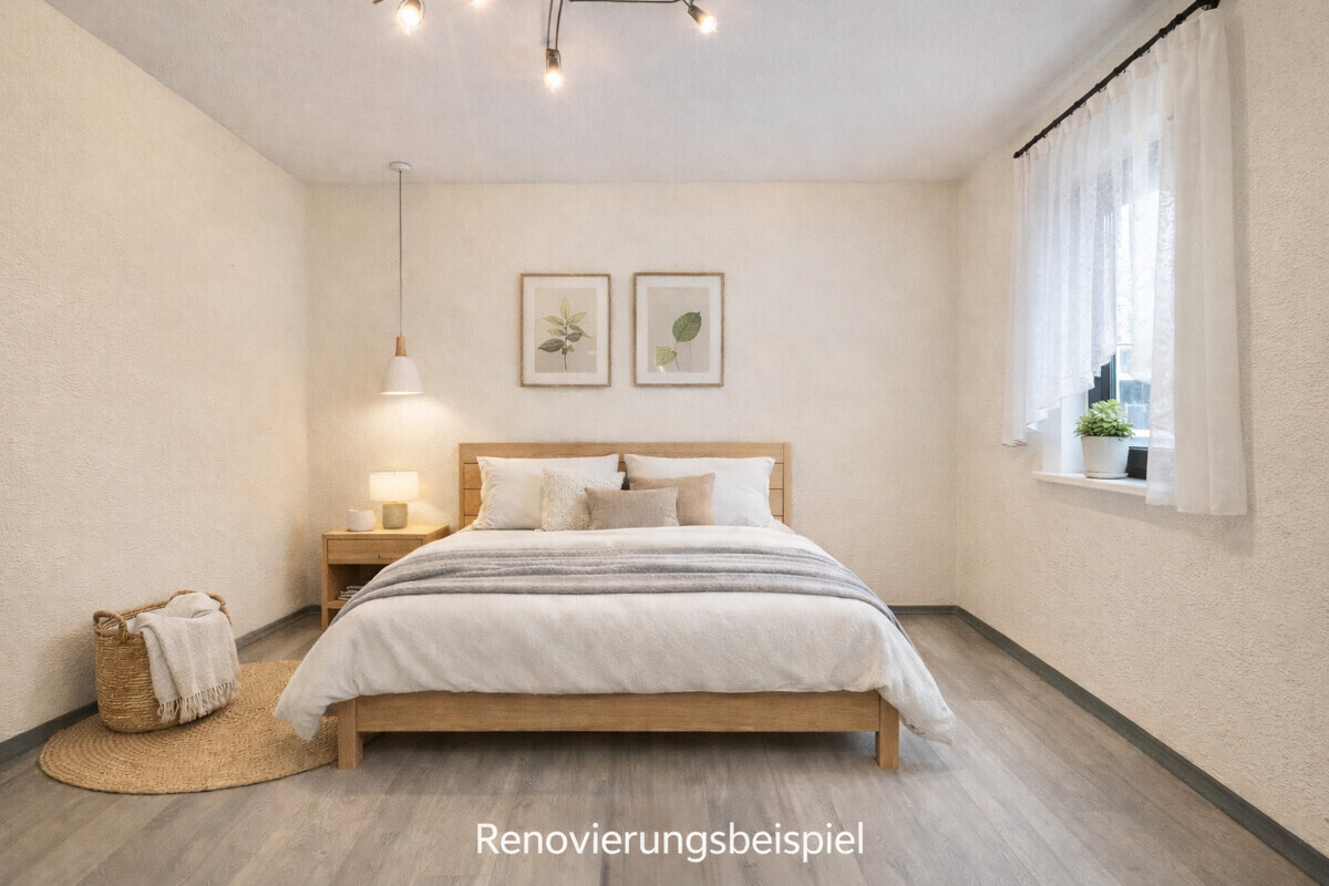 Schlafzimmer OG Renovierungsbeispiel