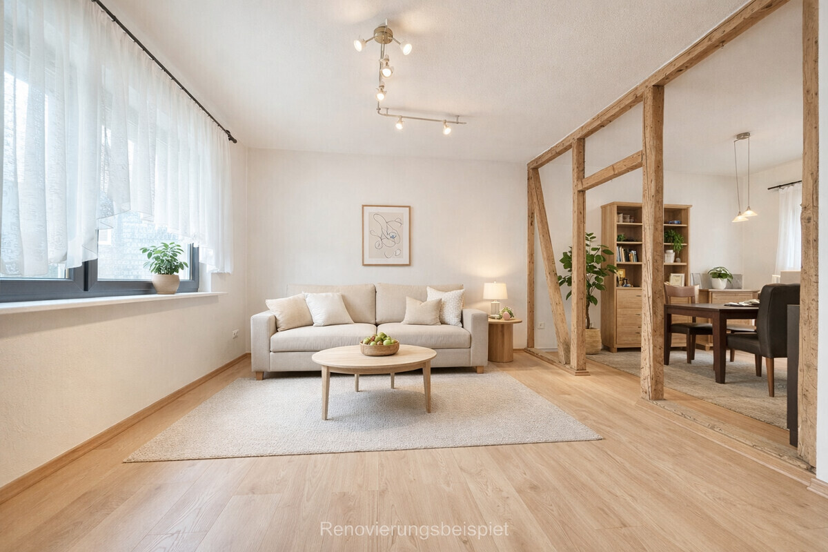 Wohnzimmer EG Renovierungsbeispiel