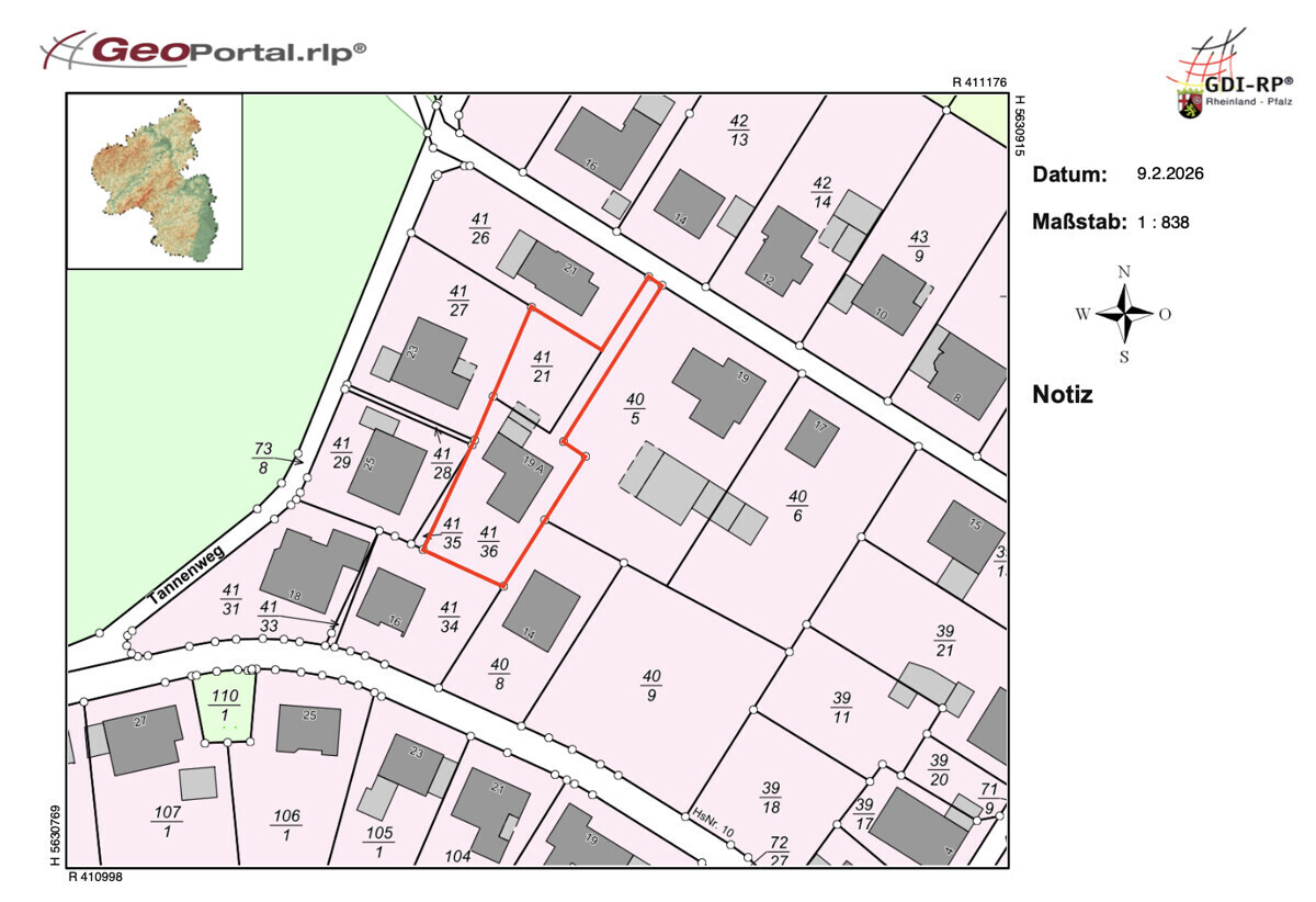Lageplan