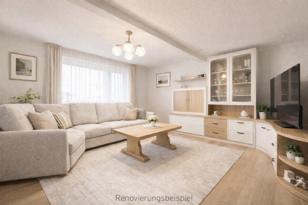Wohnzimmer EG Renovierungsbeispiel