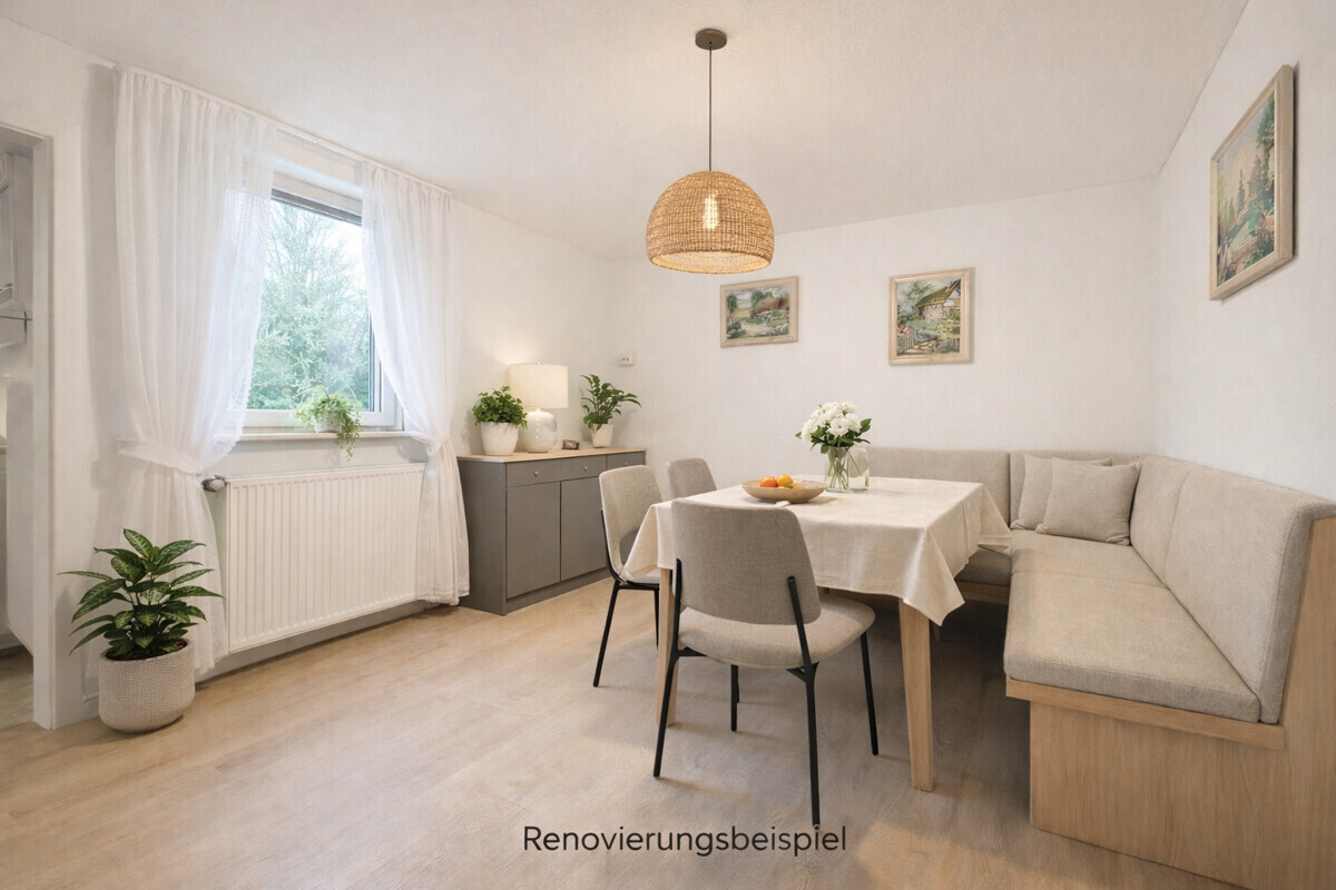 Esszimmer EG Renovierungsbeispiel