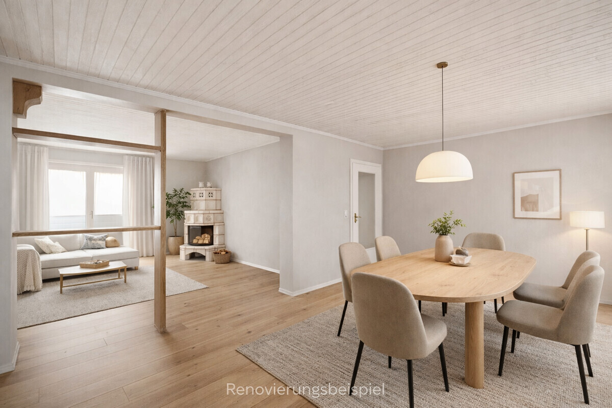Esszimmer EG Renovierungsbeispiel