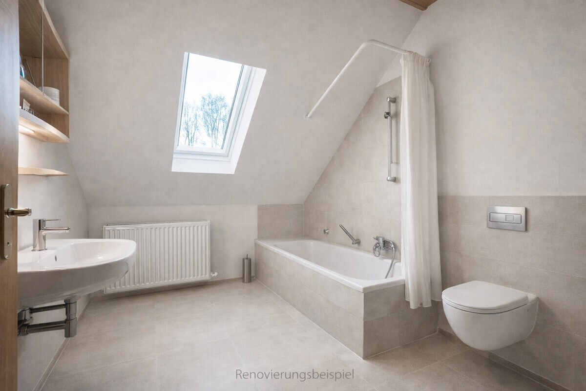 Badezimmer DG Renovierungsbeispiel