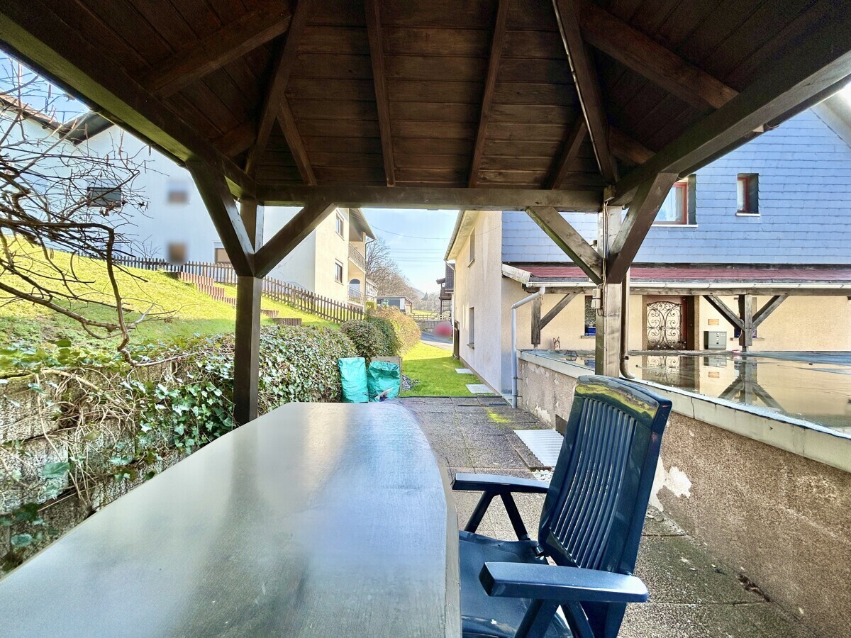 Sitzgelegenheit auf der Terrasse
