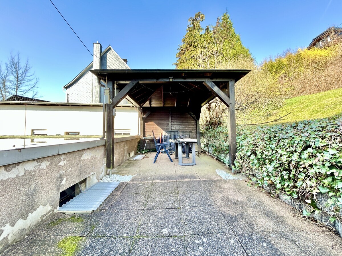 überdachter Grillplatz