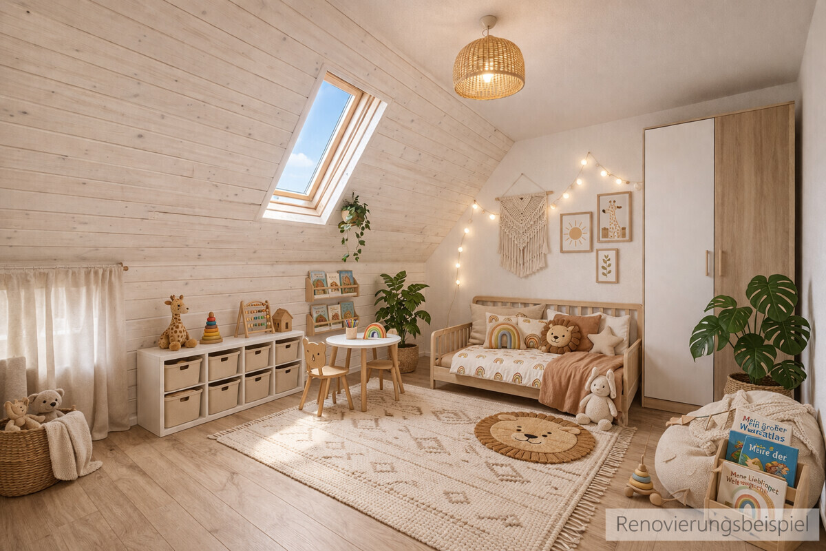 Renovierungsbeispiel Kinderzimmer