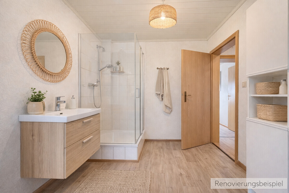 Renovierungsbeispiel Badezimmer