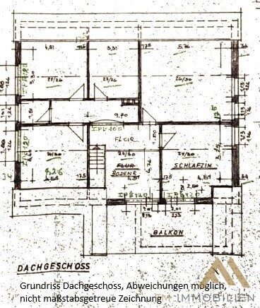Grundriss Dachgeschoss