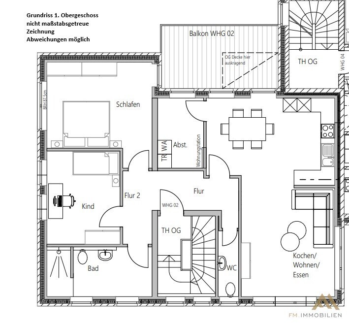Grundriss Wohnung Nr. 2
