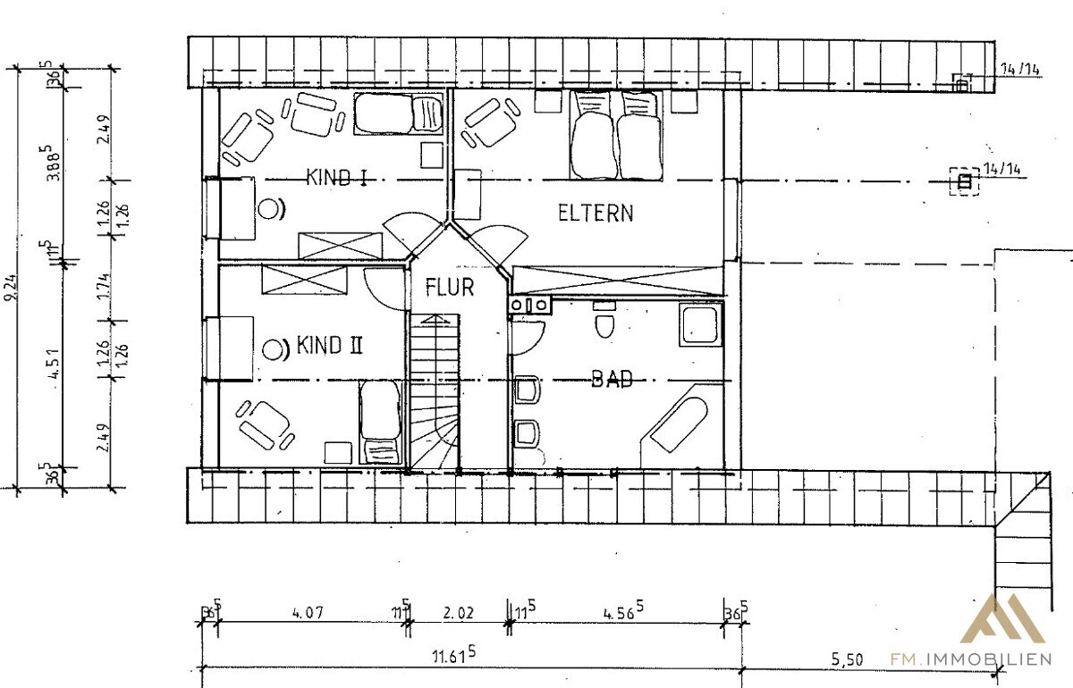 Grundriss Dachgeschoss