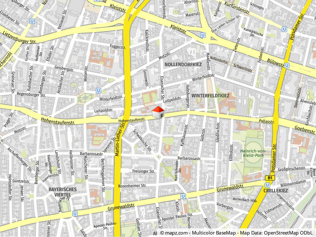 Geolyzer Kartenausschnitt