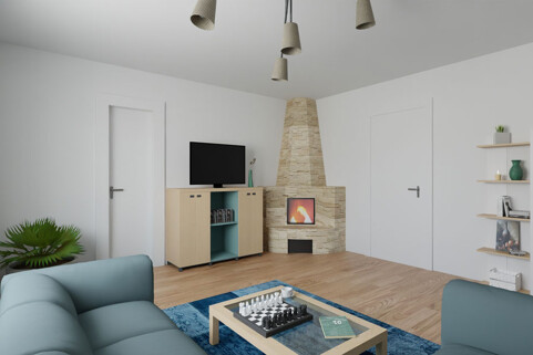 4- Visualisierung Wohnzimmer