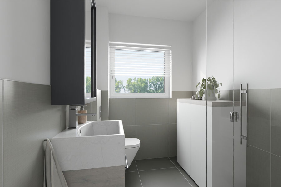 2- Visualisierung Badezimmer