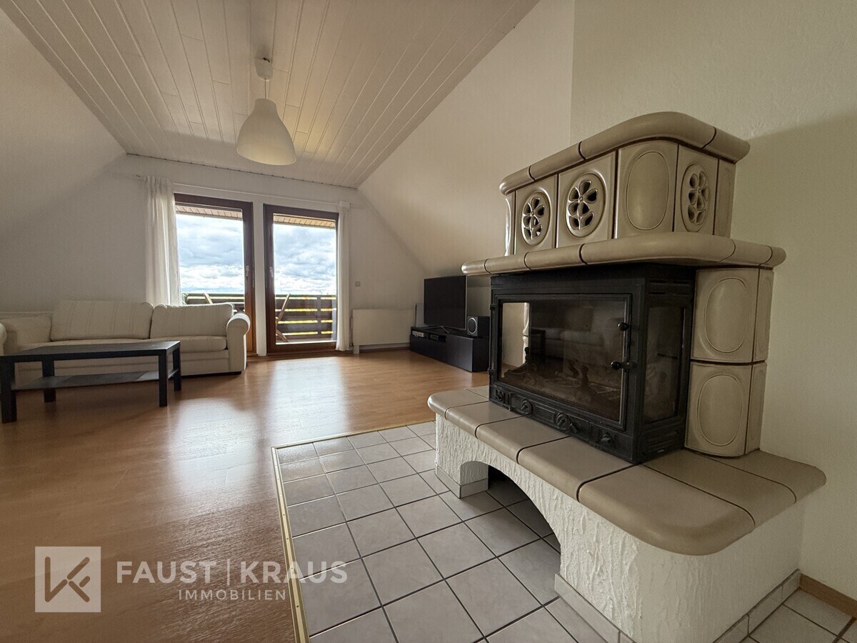 Kamin und Wohnbereich DG