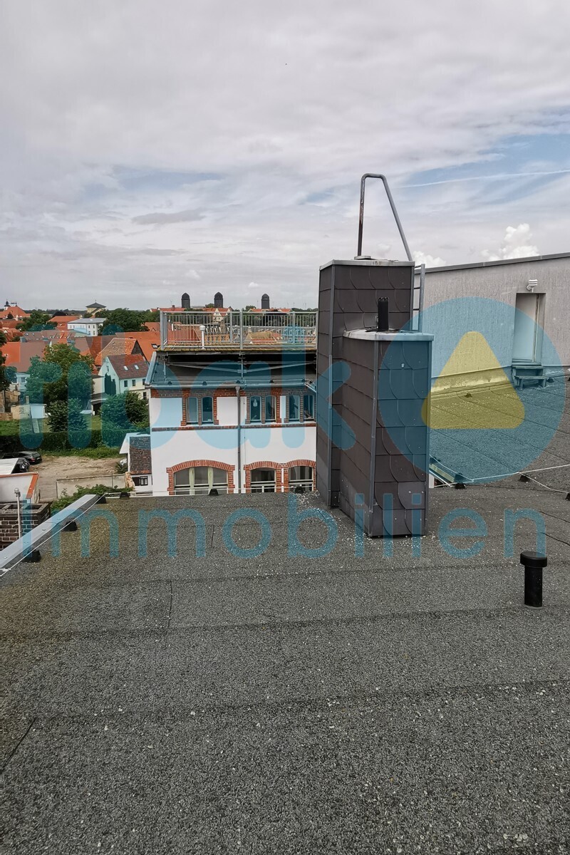 Blick auf Dachterrasse