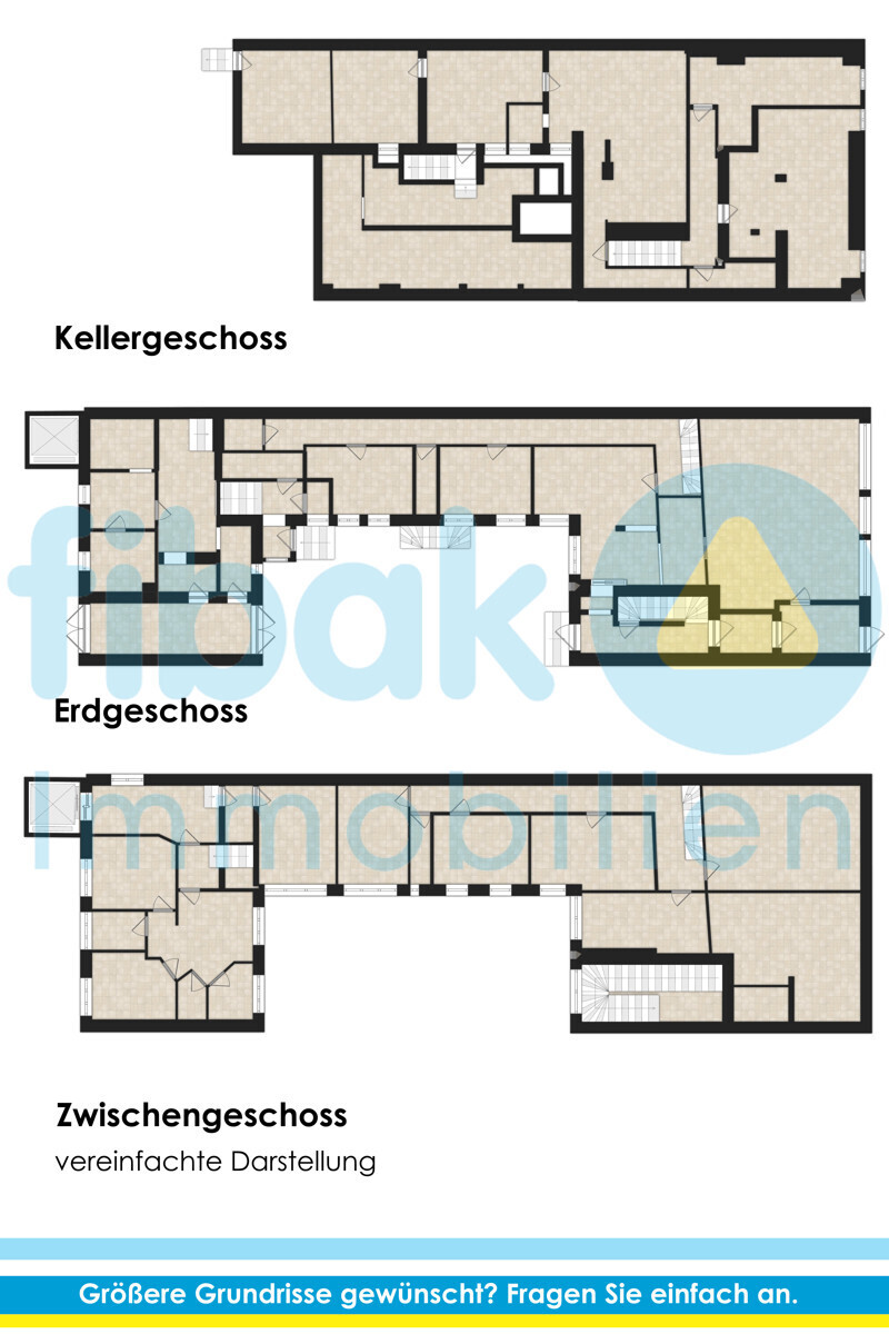 Portal Grundrisse KG + EG + ZG