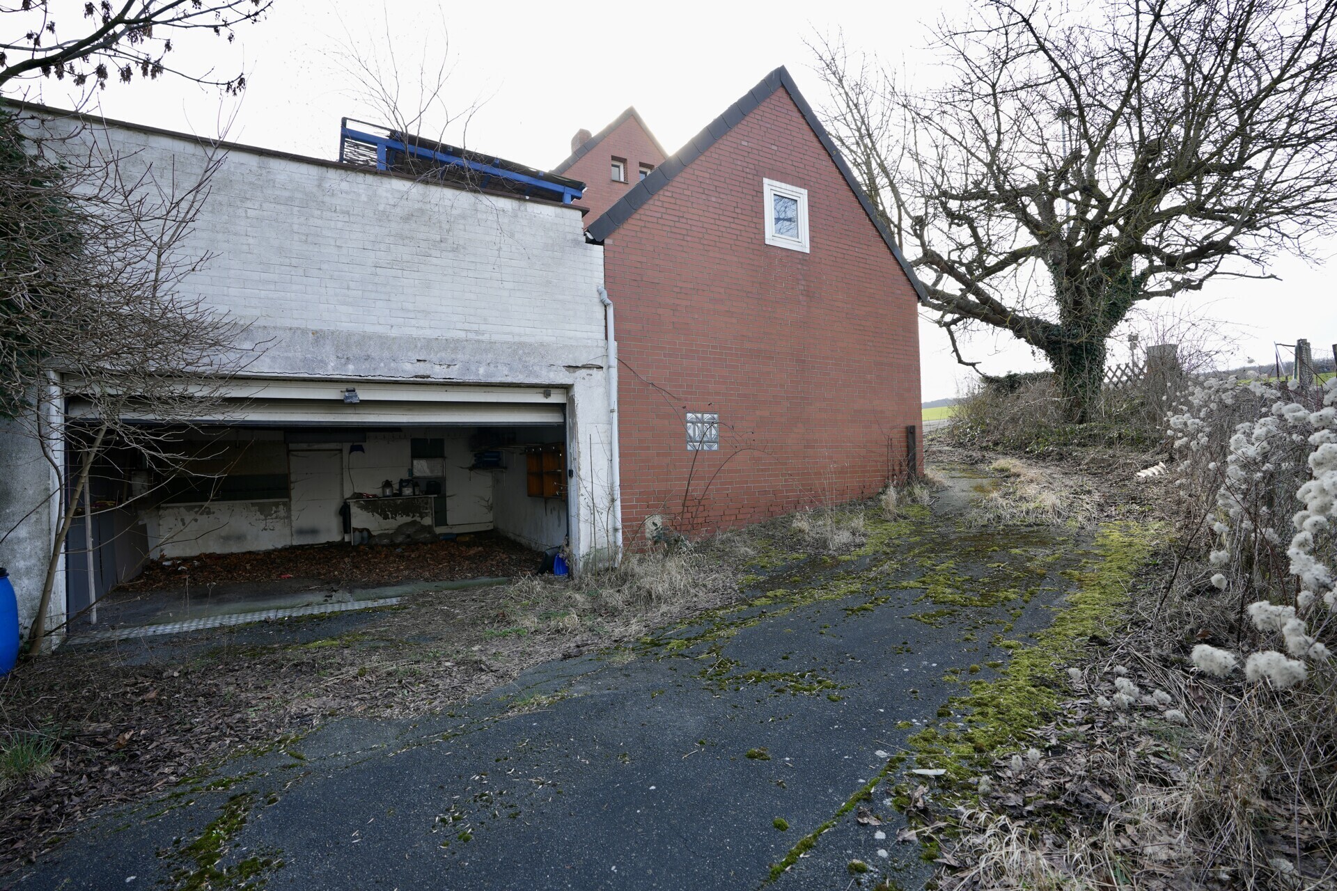Doppelgarage hinten