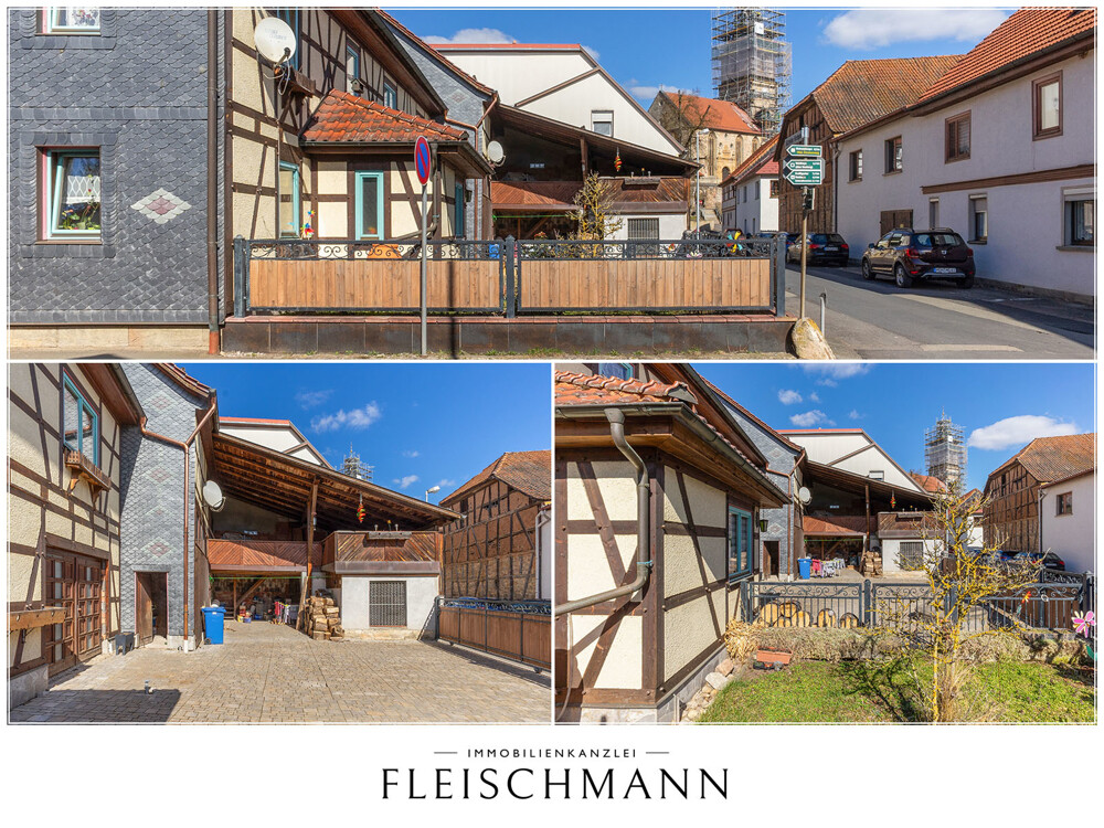 Vorgarten und Innenhof