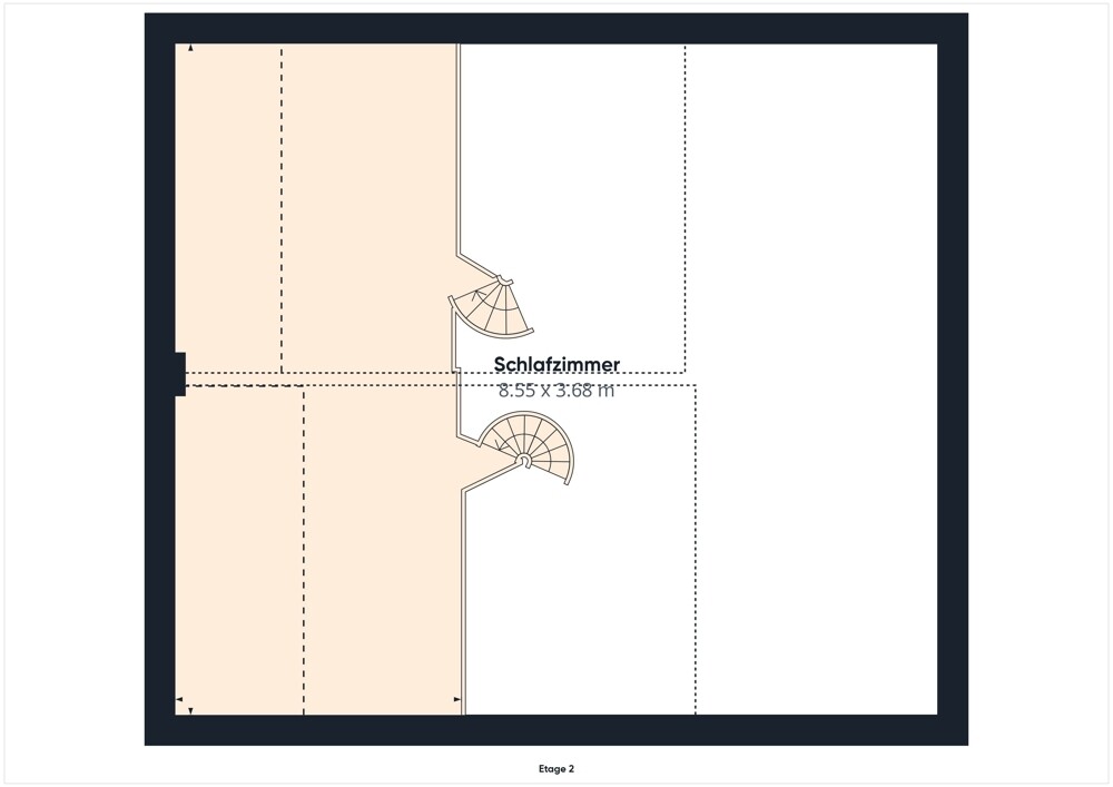 Schlafzimmer Einliegerwohnung im OG
