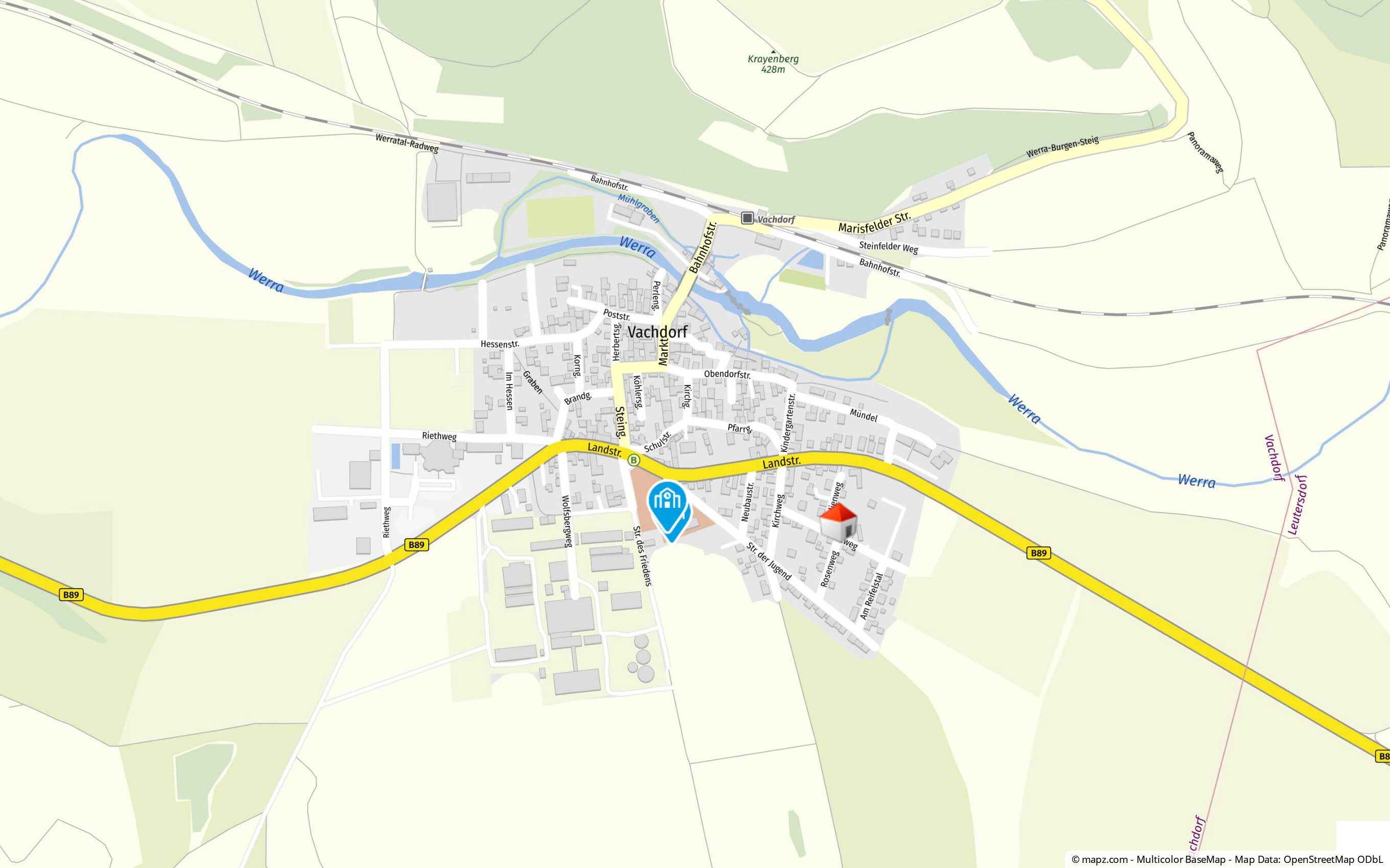 Geolyzer Kartenausschnitt