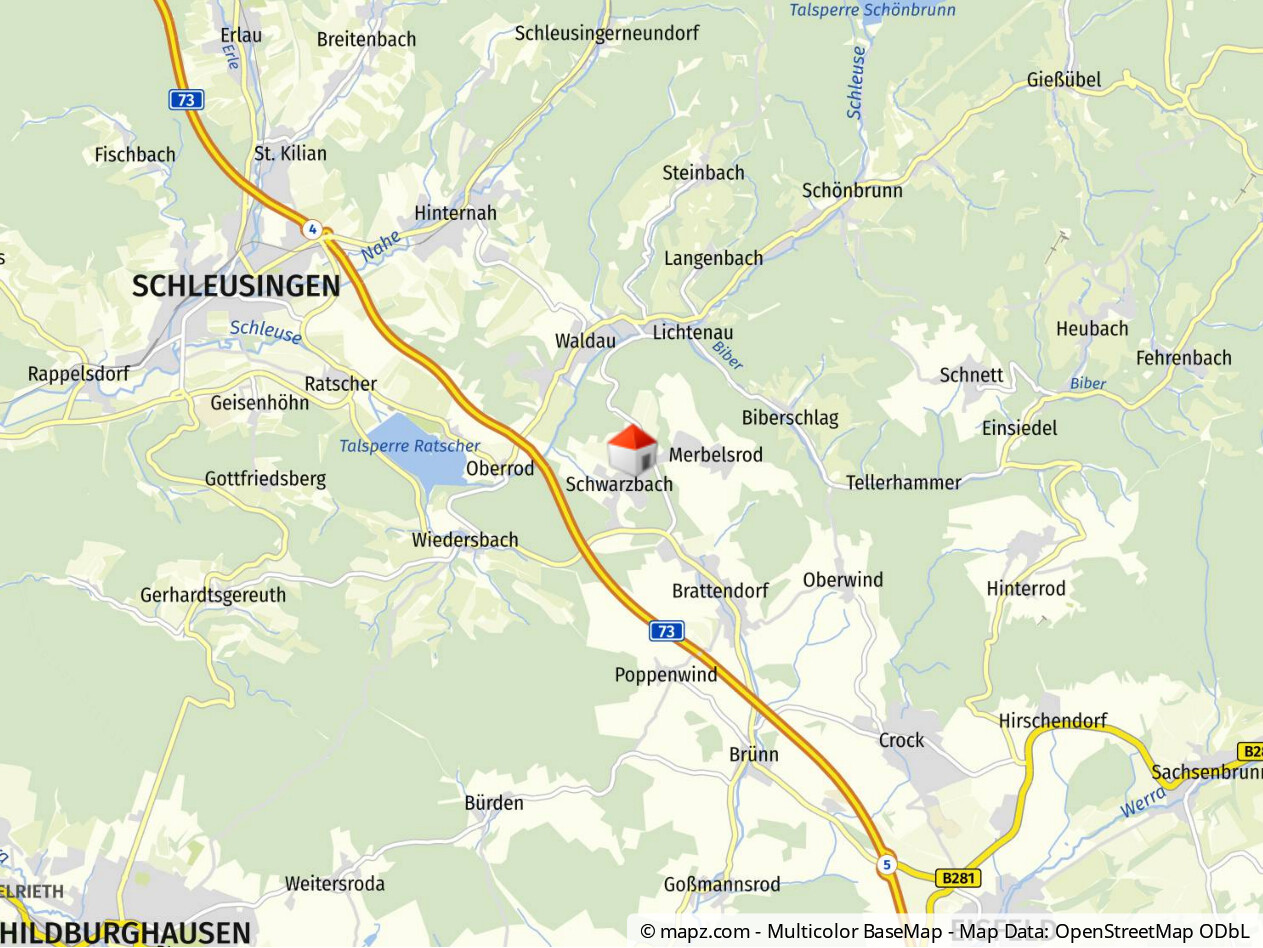 Geolyzer Kartenausschnitt