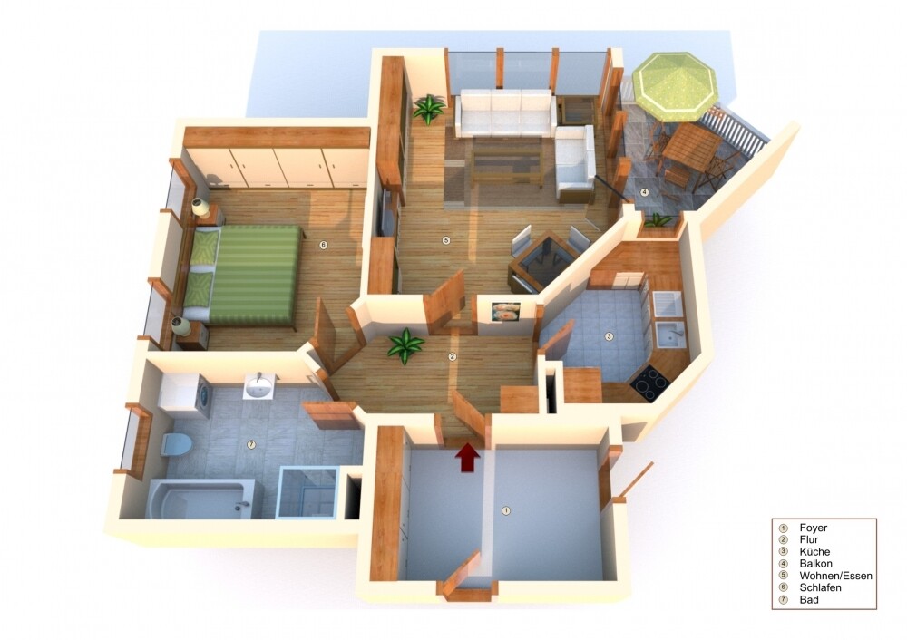 Komfort Grundriss
