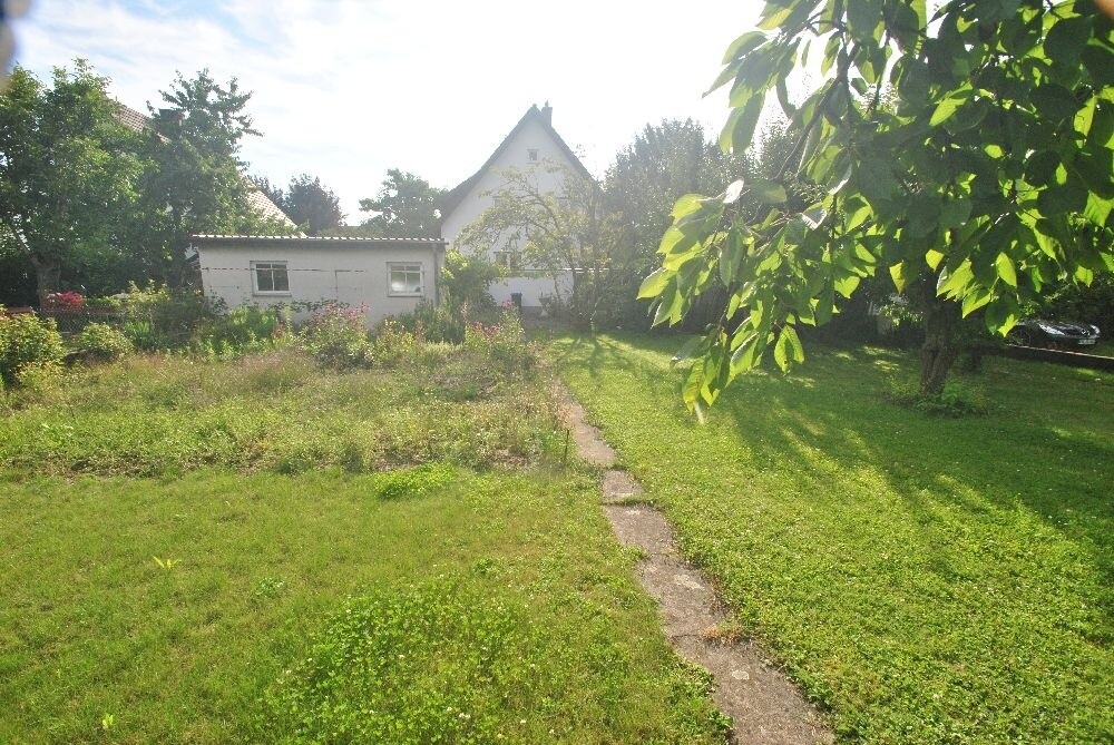 Hier wird ein Bungalow gebaut