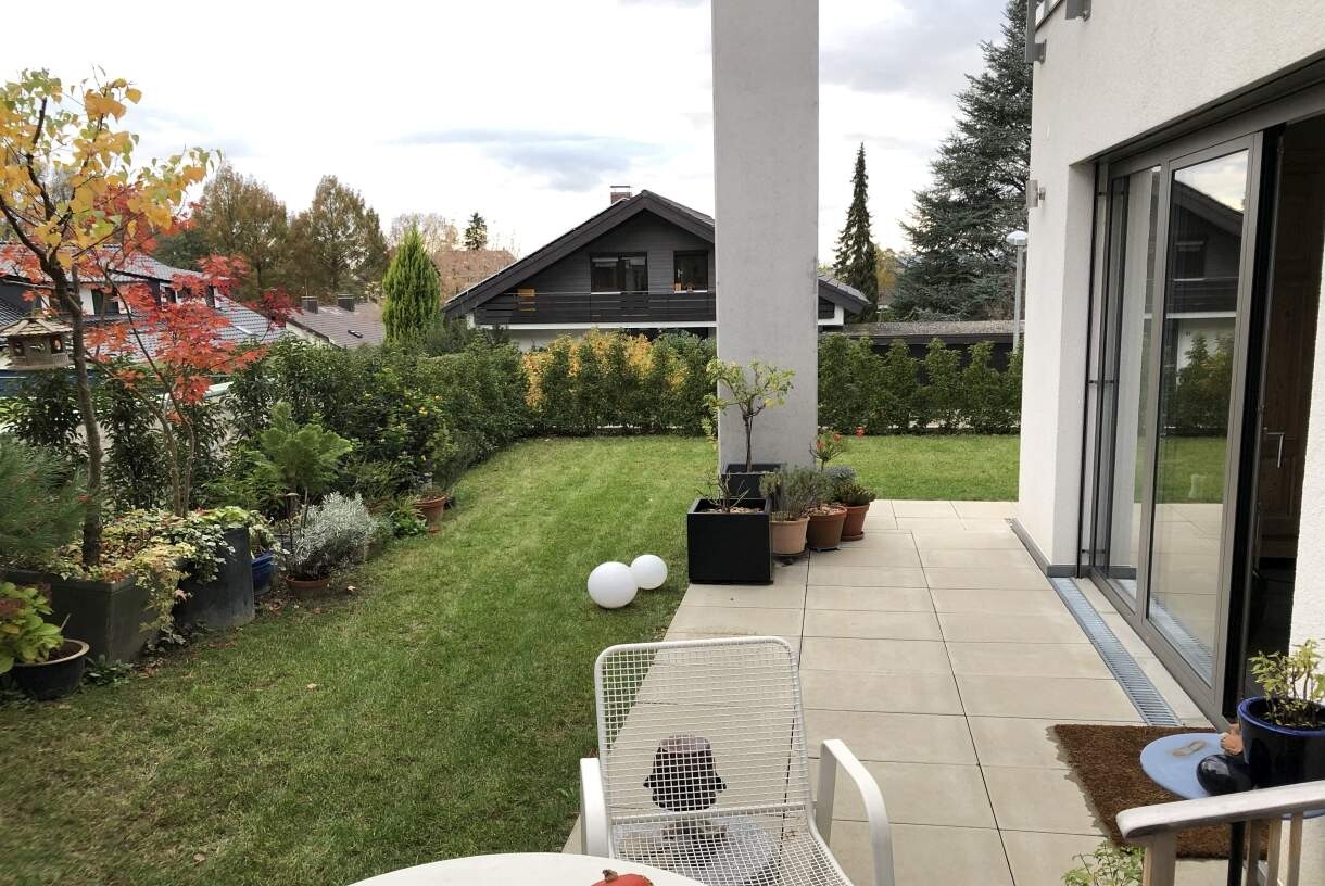 Privatgarten an der Terrasse