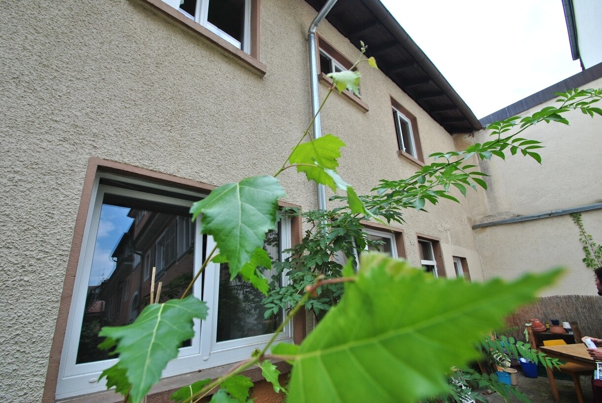 Terrasse hinter dem Hause