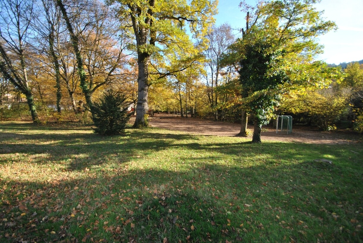 Park ggü. des Hauses