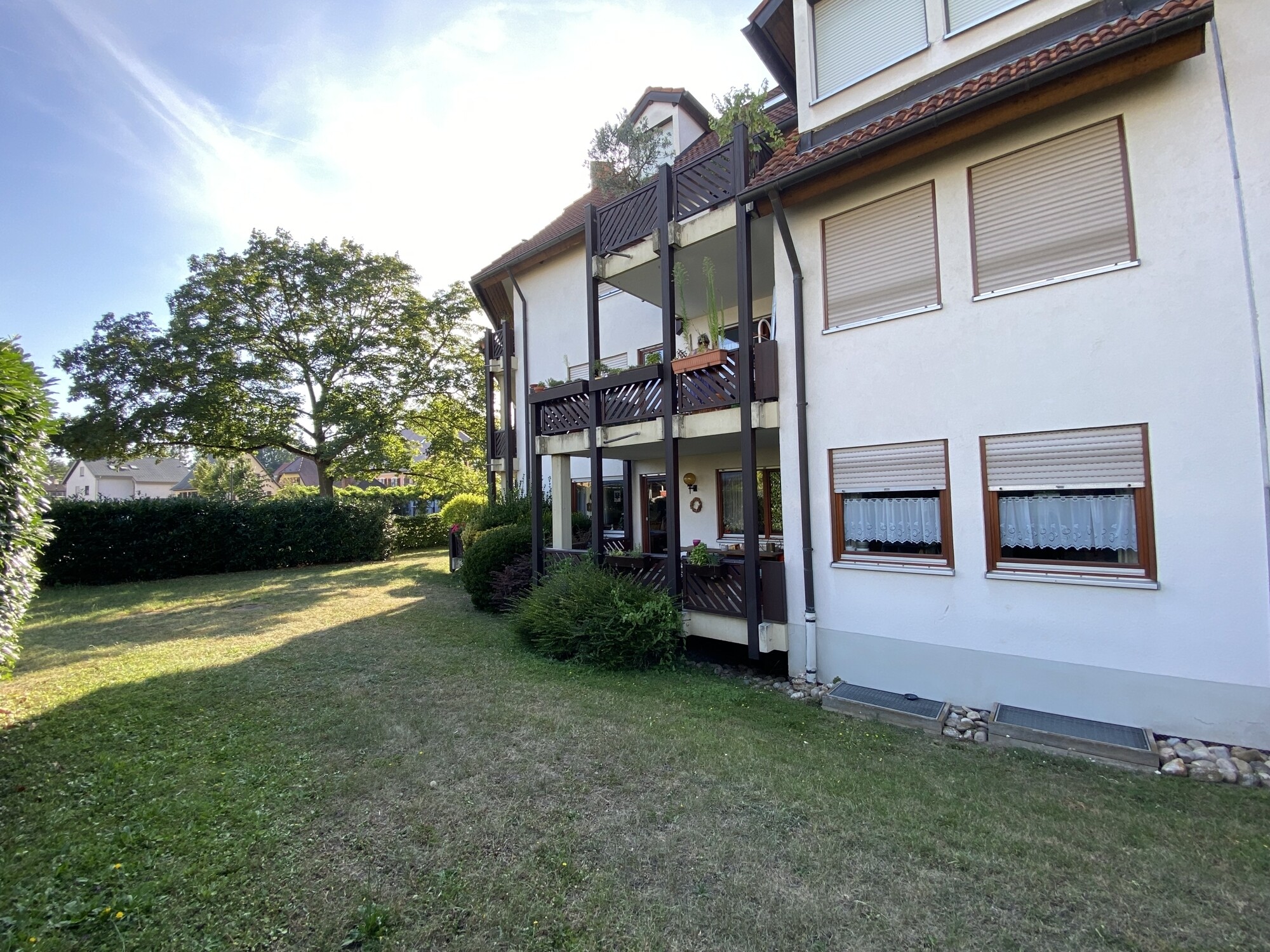 Zwei Balkone