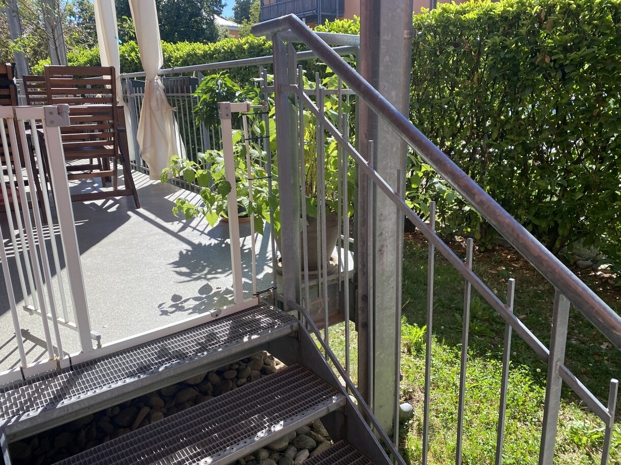 Abgang zum eigenen Garten