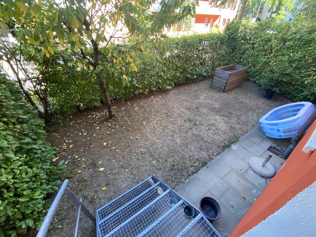 Eingezäunter Gartenbereich