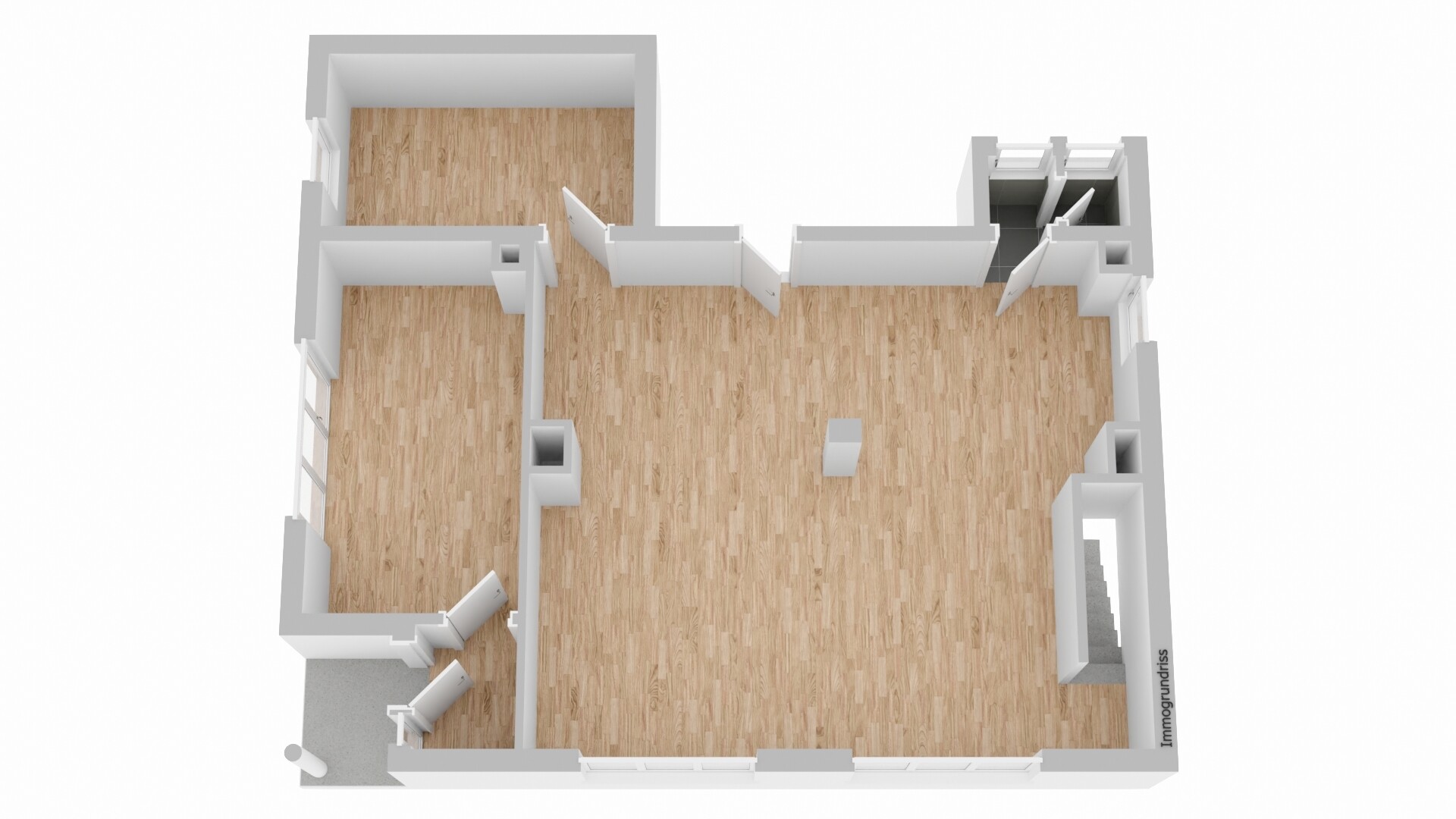 Grundrissbeispiel "2 Einzelläden"