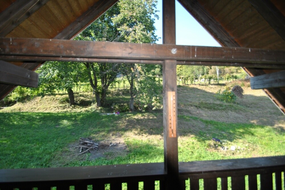 Blick Balkon Rückseite