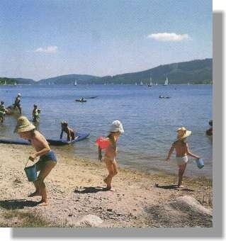 Badespaß am Schluchsee
