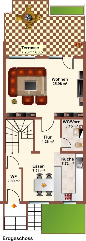 EG mit Wintergarten