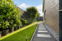 Garten mit Beregnungsanlage
