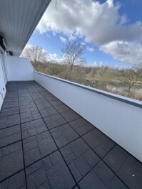 Balkon mit Blick auf den Kreidebergsee