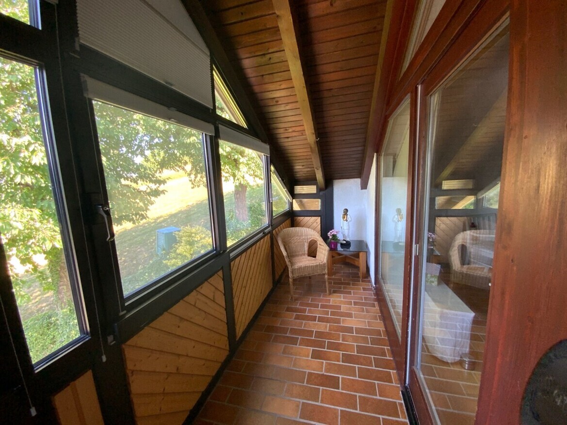 Verglaster Balkon Studio 1 DG 