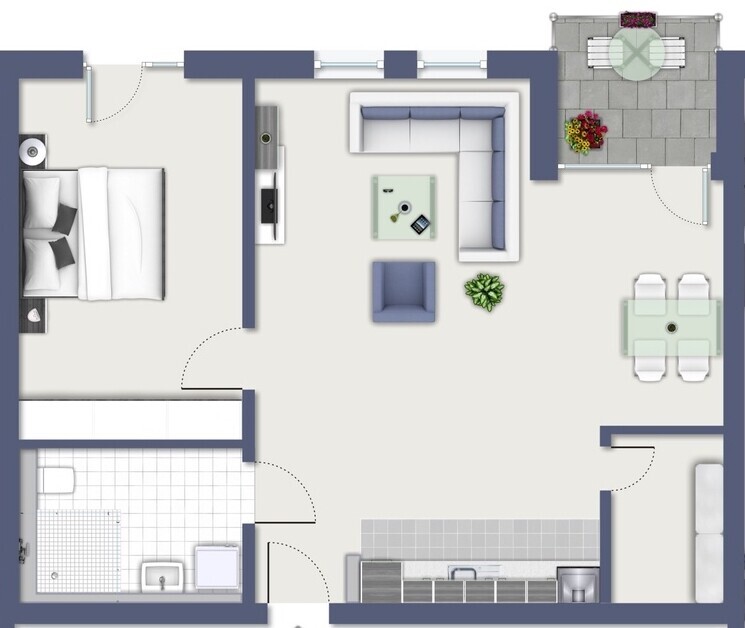 Grundriss Whg. 5