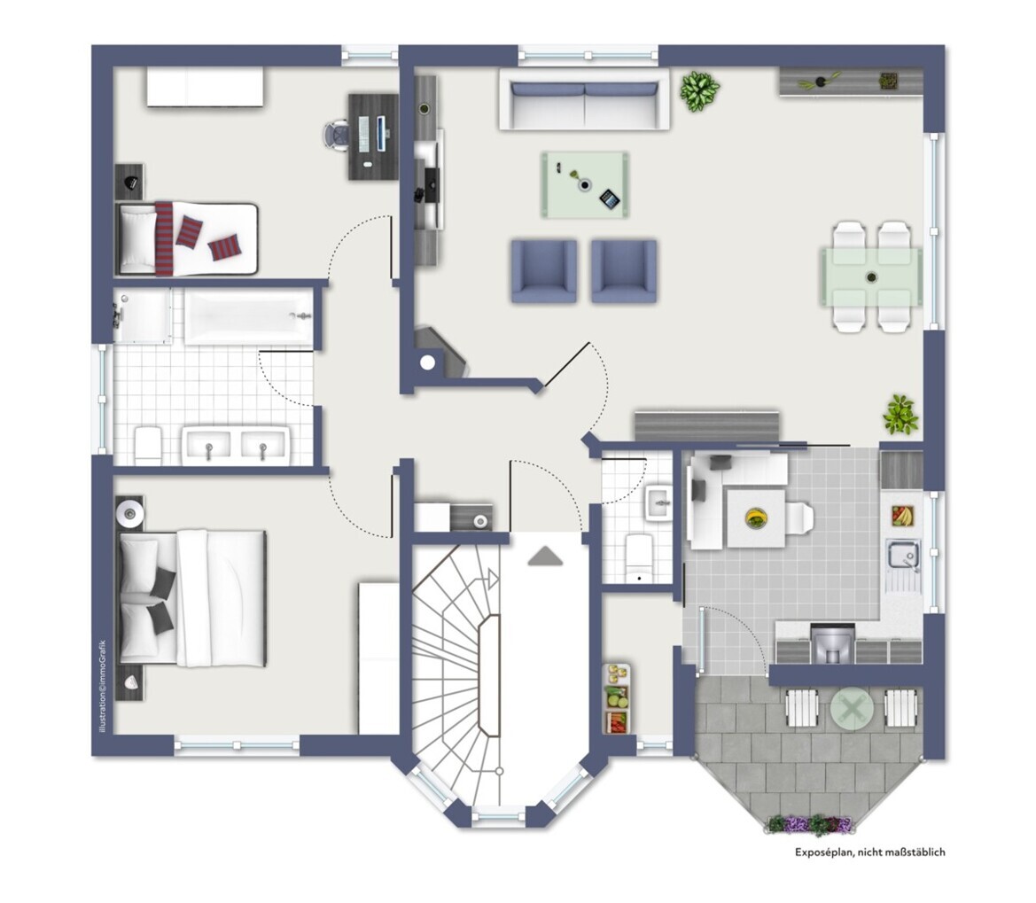 Grundriss EG 