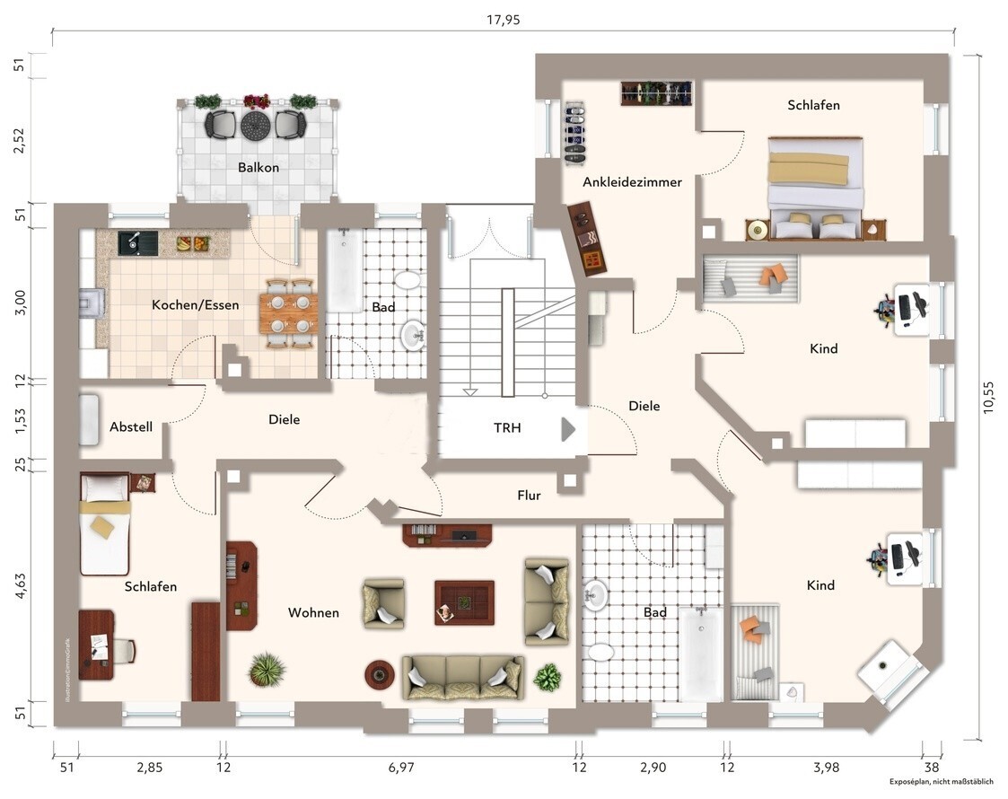 Palnungsvariante 6 Zi.